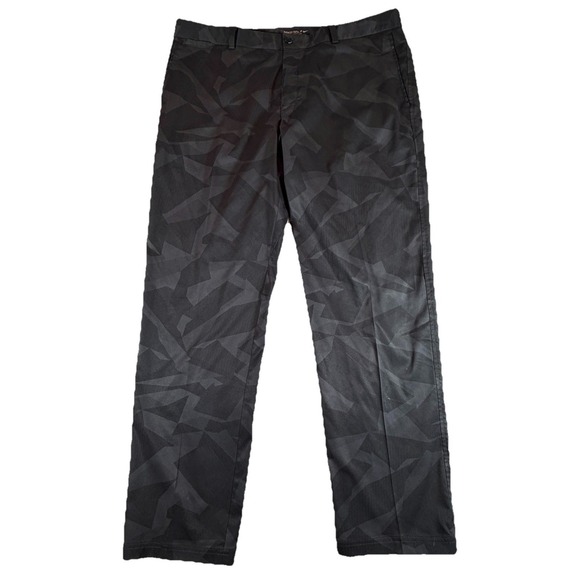 Nike Other - Nike Golf Pants Mens 38x32 Gray Camo Stretch Khakis Sport Flat Front Performance